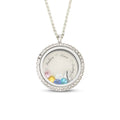 Customizable Engraved Floating Charm Locket For Mom or Grandma