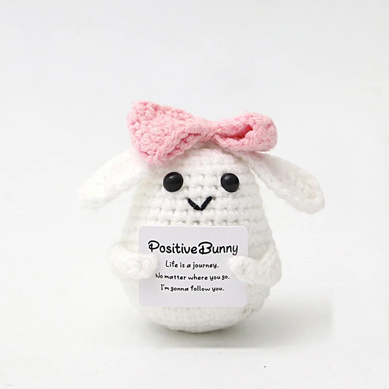 Positive Energy Crochet Potatoes Doll Crochet Vegetable Fruit Pickle Mini Gift Handmade Knitted Duck Ornament Home Room Decor