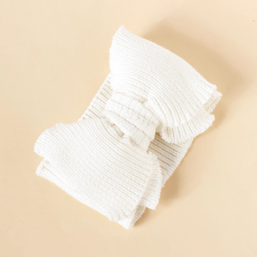 Baby Crochet Hook Fashion Hair Accessories Winter Top Knot Hairband For Kids Children Warm Bow Turban