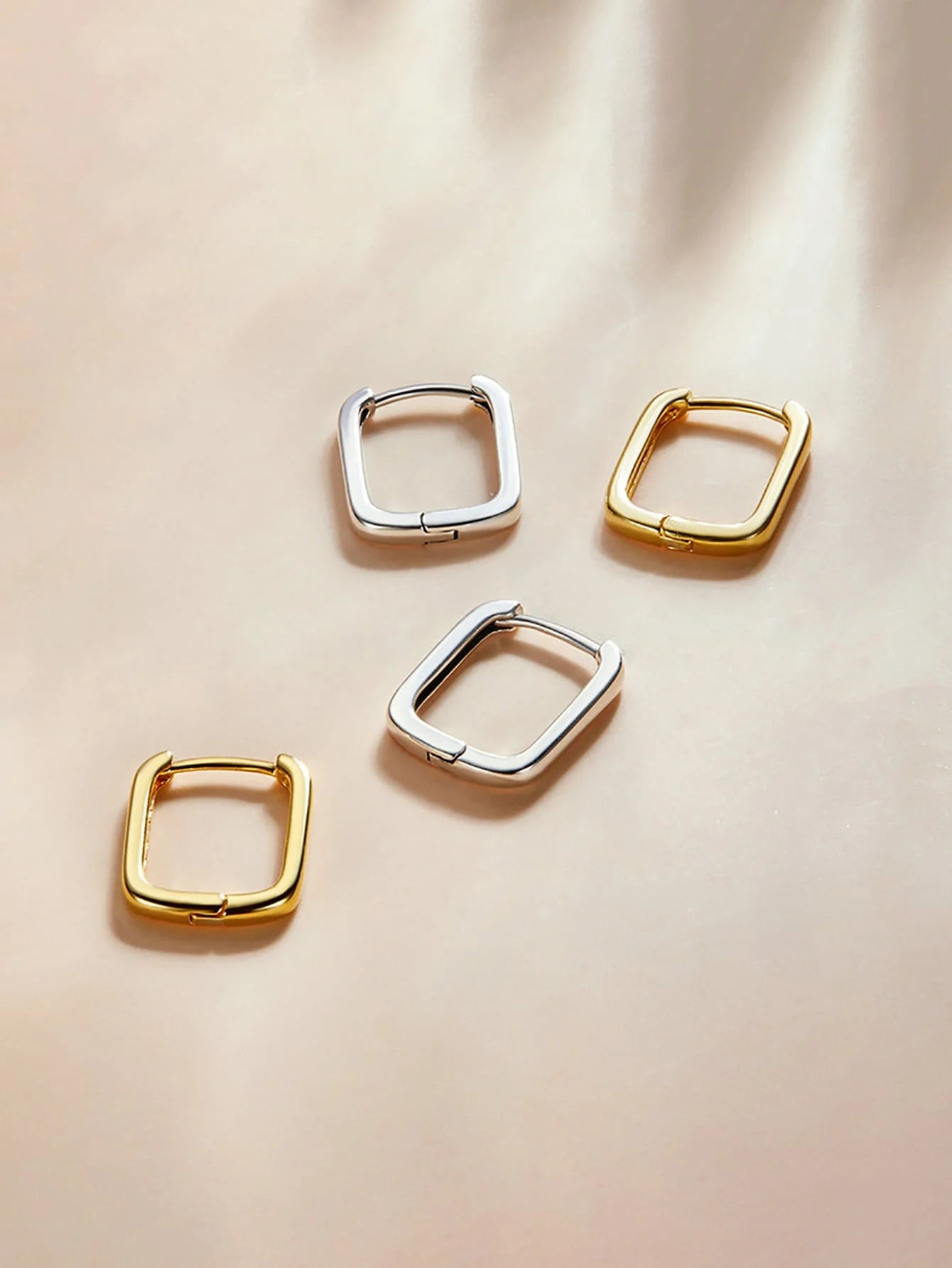 GRA Real 925 Sterling Silver Original Fashion Sweet INS Simple Hoop