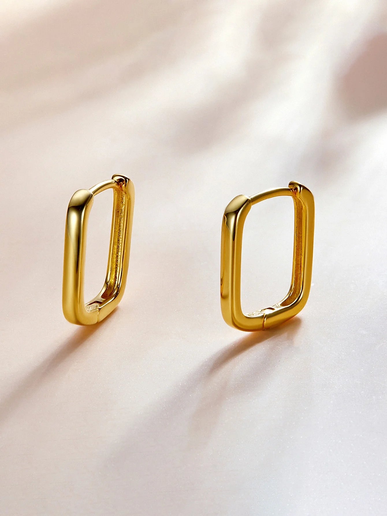 GRA Real 925 Sterling Silver Original Fashion Sweet INS Simple Hoop