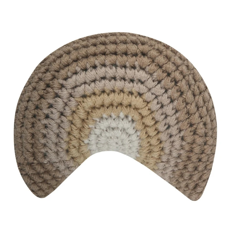 Cotton Crochet Baby Stuffed Rabbit Toy kawaii Handmade Bunny Plush Toys Newborn Handhold Sleeping Doll Kid Early Educational Toy