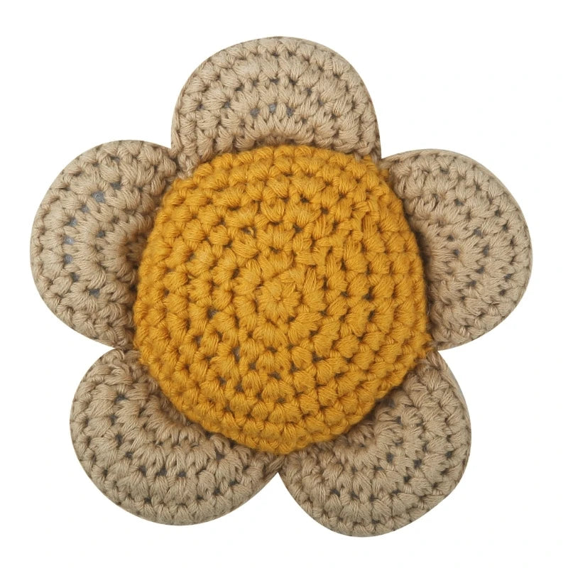 Cotton Crochet Baby Stuffed Rabbit Toy kawaii Handmade Bunny Plush Toys Newborn Handhold Sleeping Doll Kid Early Educational Toy