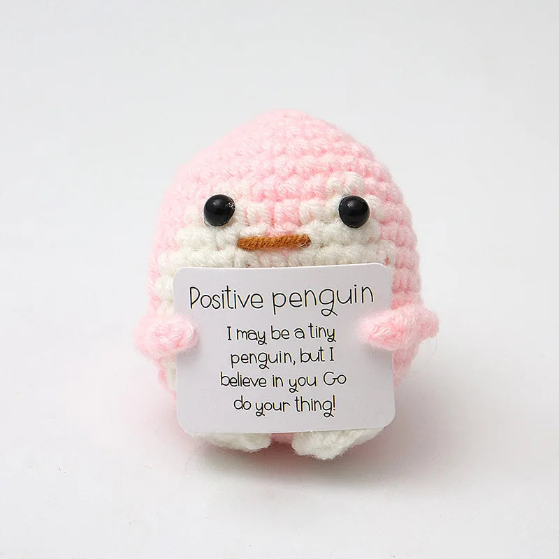 Positive Energy Crochet Potatoes Doll Crochet Vegetable Fruit Pickle Mini Gift Handmade Knitted Duck Ornament Home Room Decor