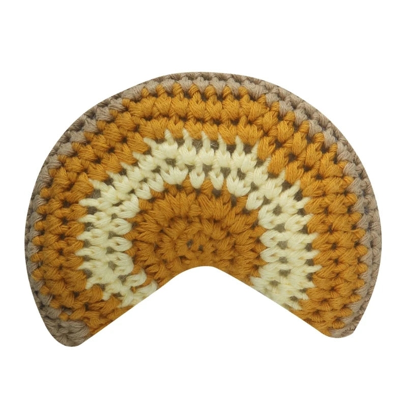 Cotton Crochet Baby Stuffed Rabbit Toy kawaii Handmade Bunny Plush Toys Newborn Handhold Sleeping Doll Kid Early Educational Toy