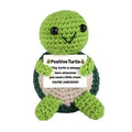 Cute Handmade Crochet Dolls Handmade Knitted Animals Fruit Plant Ornament Positive Energy Crochet Doll for Students Christmas